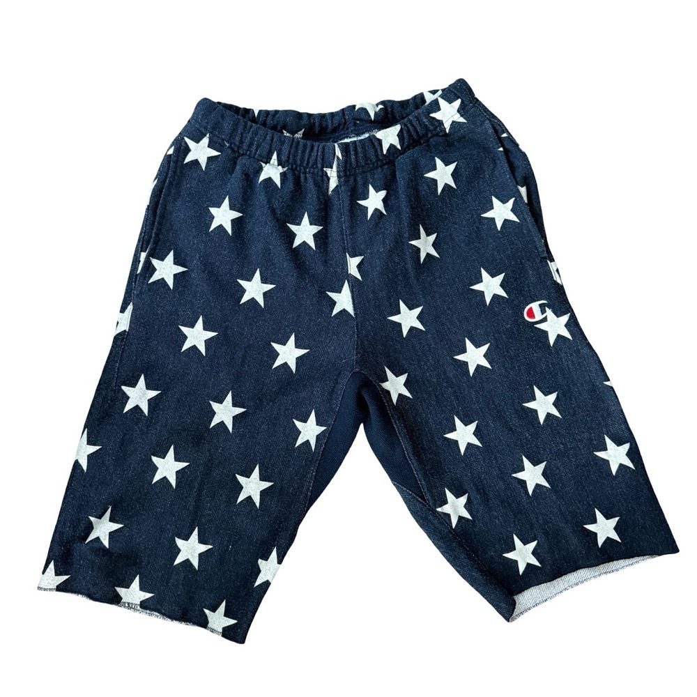 Champion Navy Star Pattern Shorts